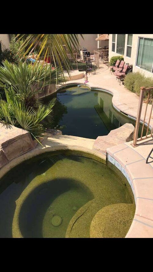 Pool Service Before & After