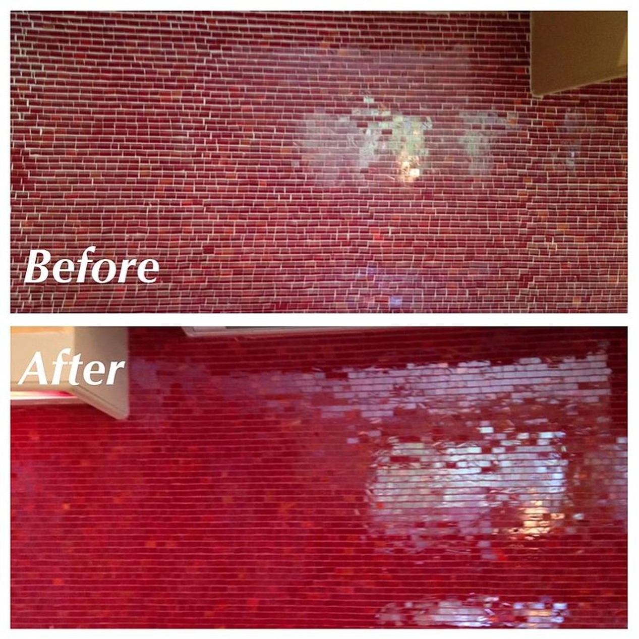 Grout Treatments - Before and After