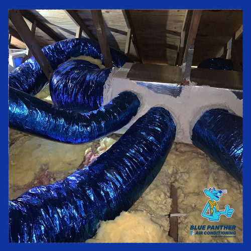 Duct Work Blue Panther AC