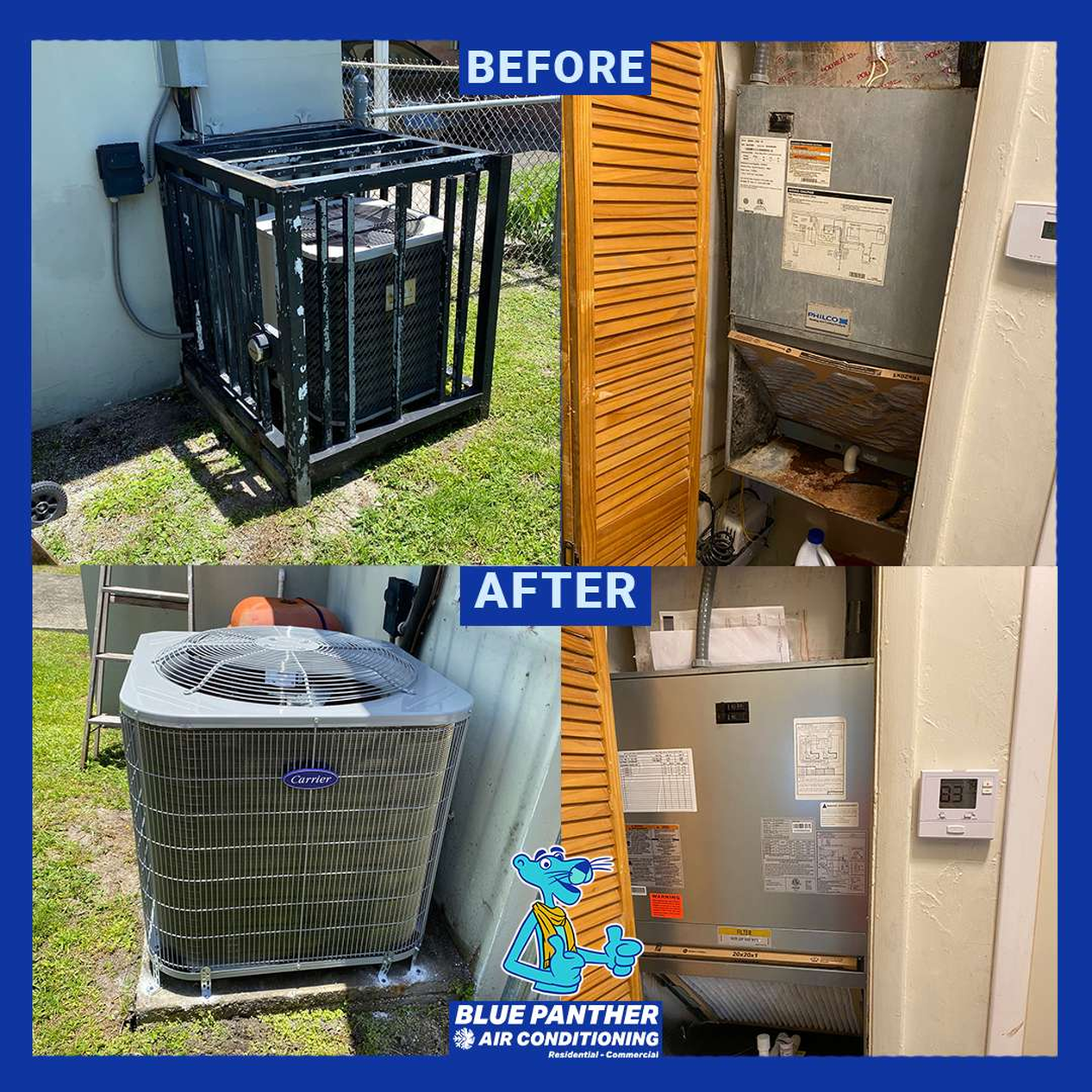 Before and After AC Installation!