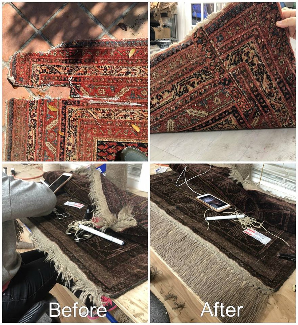 Before & After- Rug Care