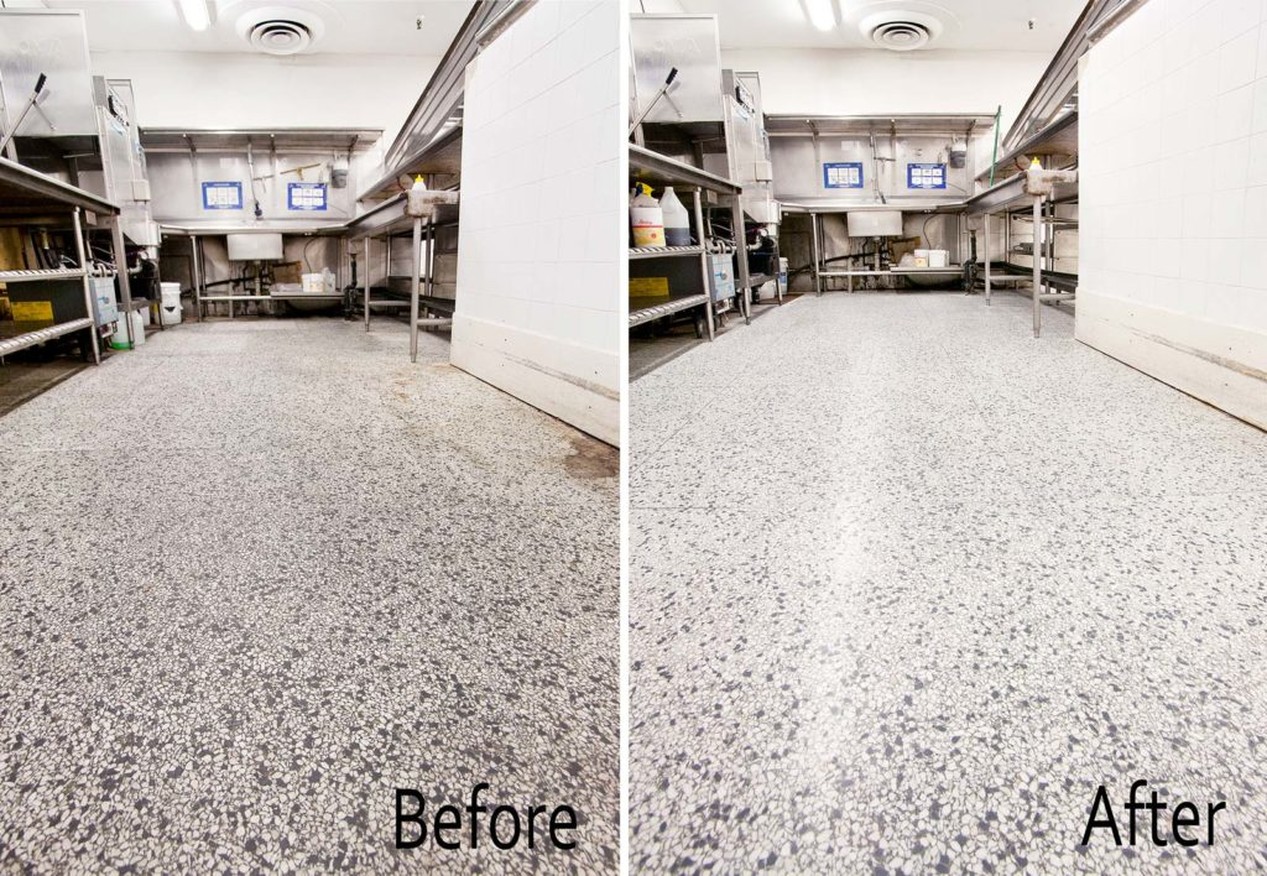 Flooring Restoration-After & Before