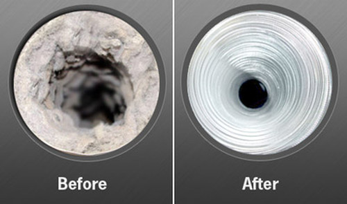 DRYER VENT CLEANING- AFTER&BEFORE