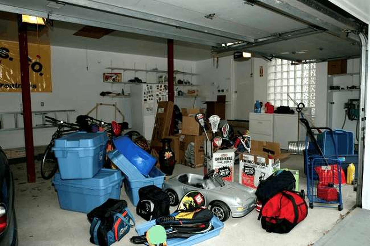 Before and After Garage Organization