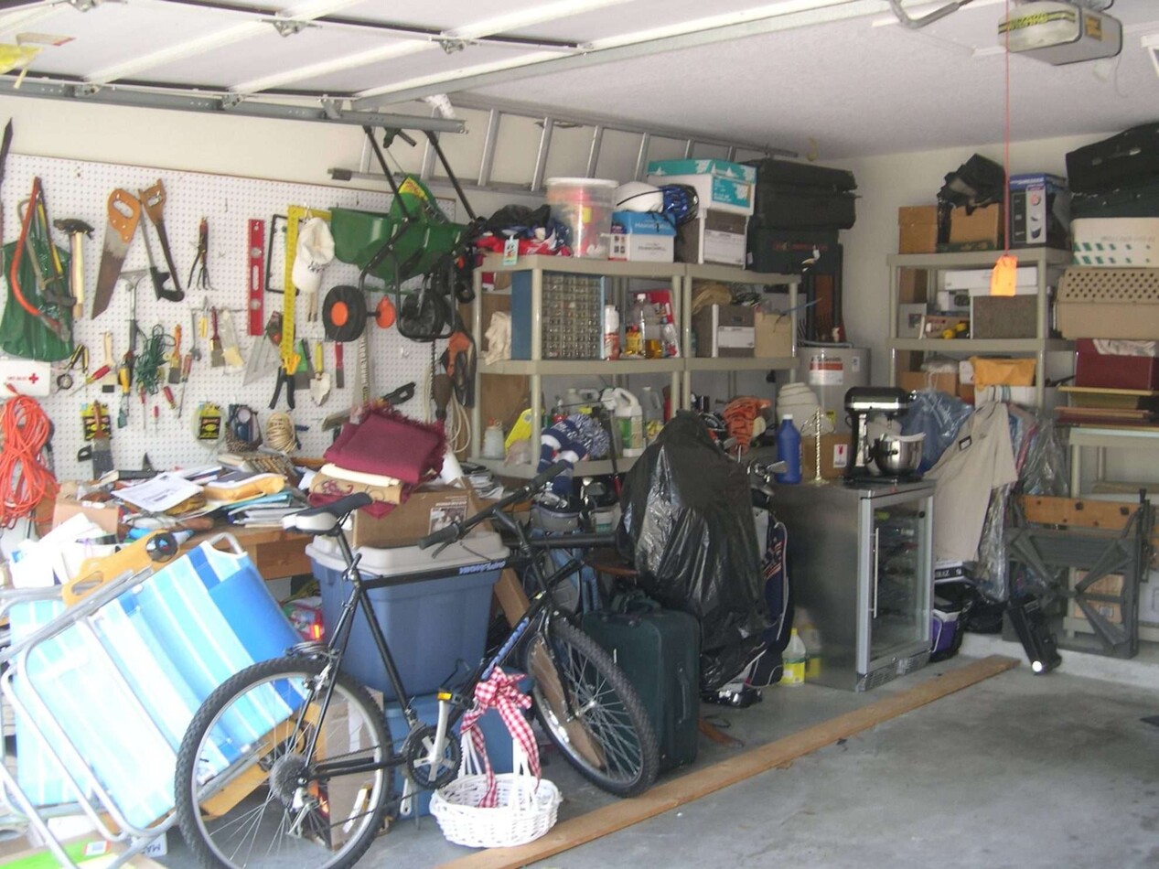Before and After Garage Organization