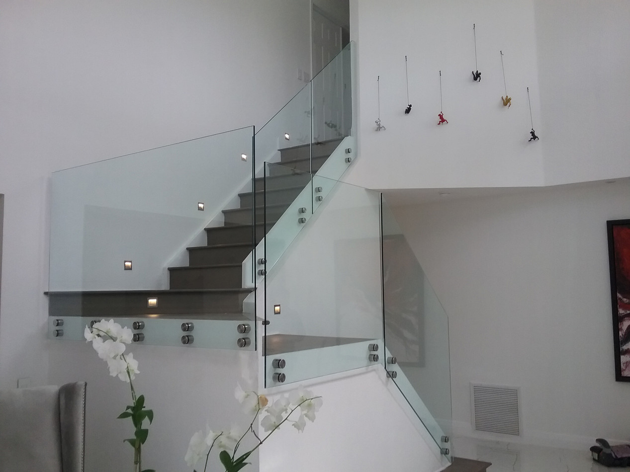 Frameless Stairs | Aa Glass & Windows Inc.