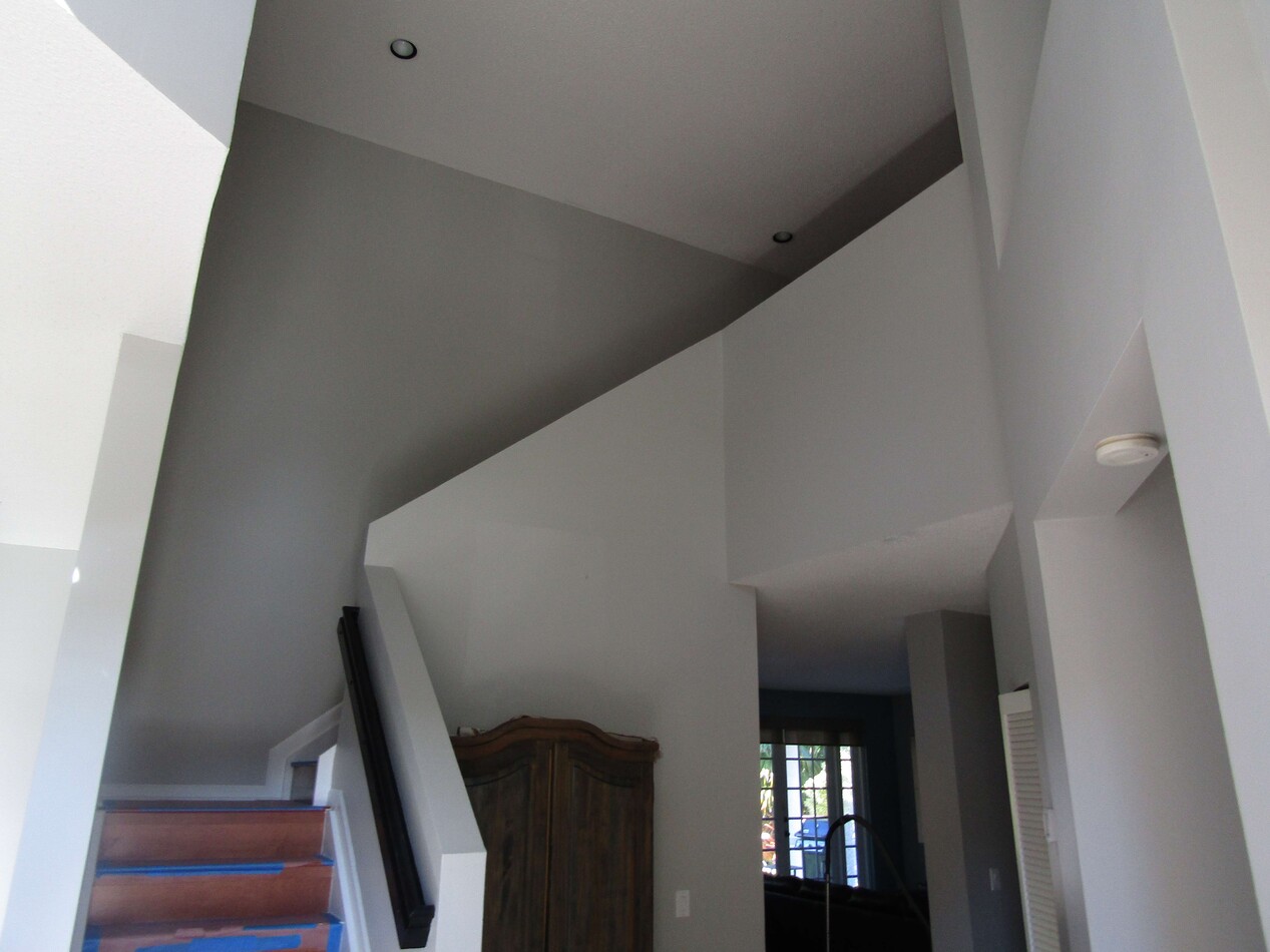 High ceiling living room coating