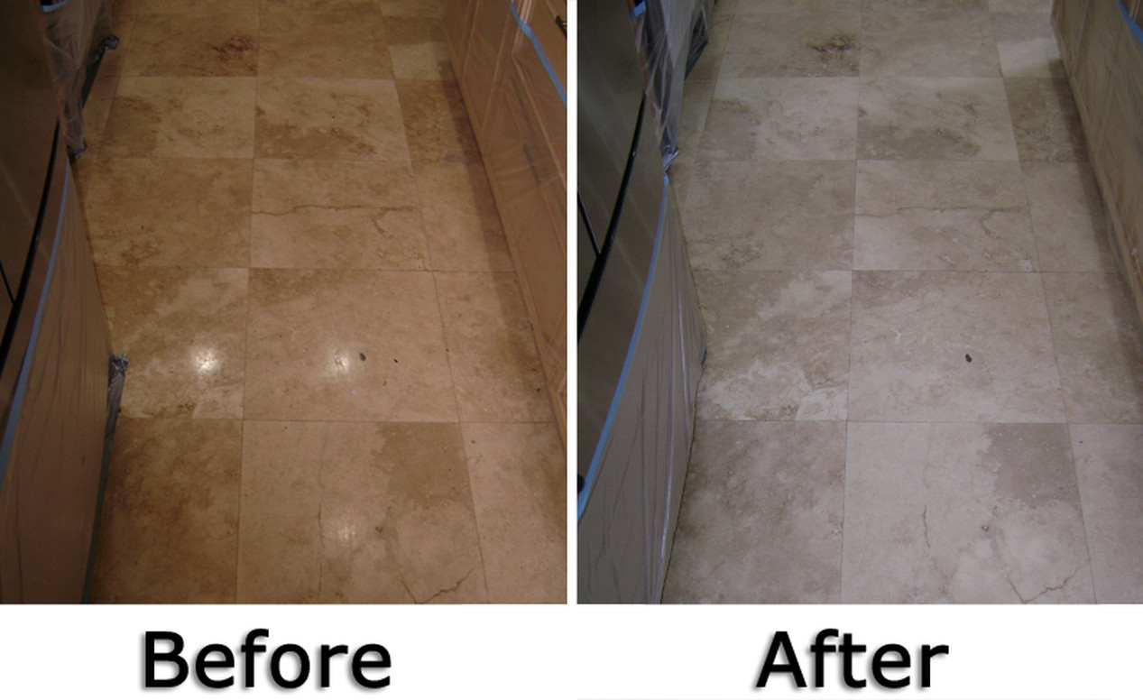 Tile Restoration-Before & After | Grout Plus