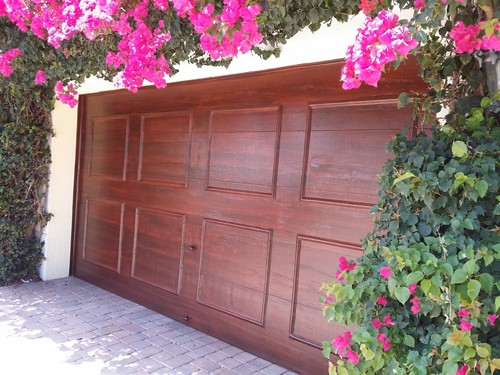 Faux Wood Finish- Garage Doors | Davco Painting Inc 