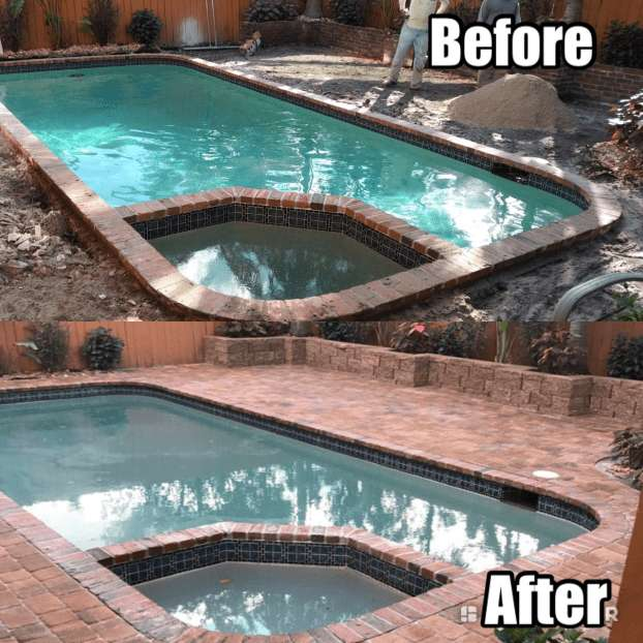 Pavers Before & After