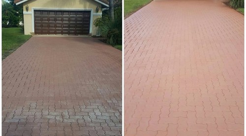 surface Cleaning and Sealing-After & Before | All About Pressure Cleaning 