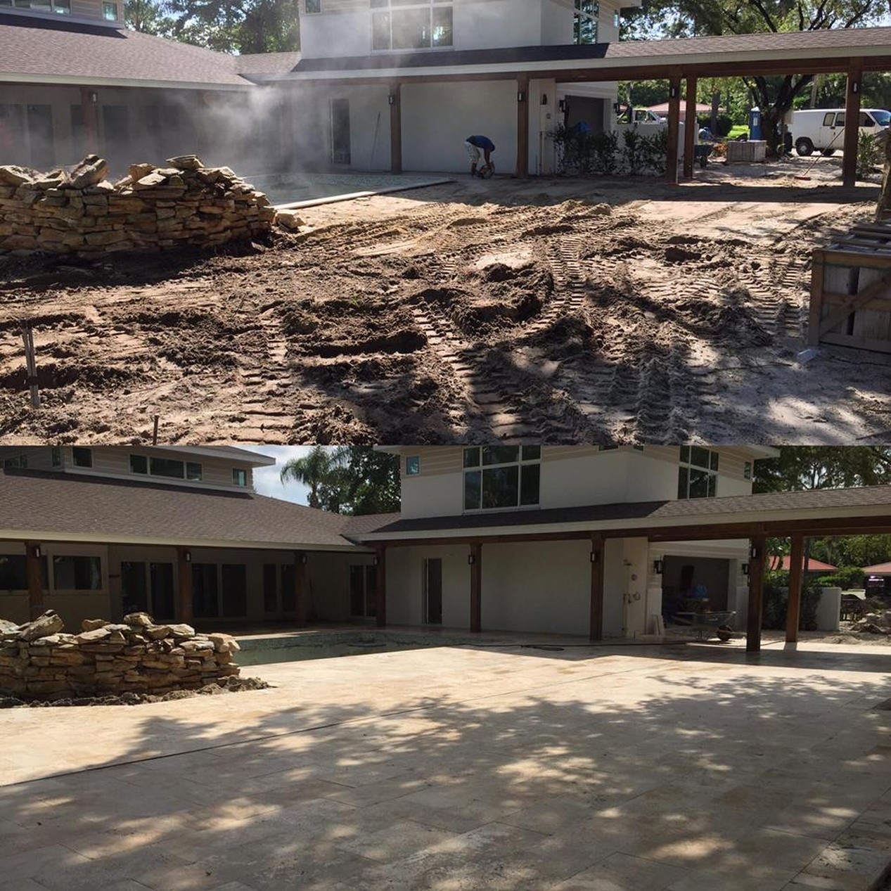 Before & After-Pavers