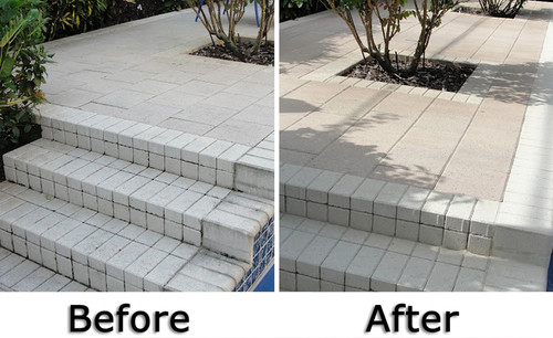Before&After-Paver Cleaning & Sealing
