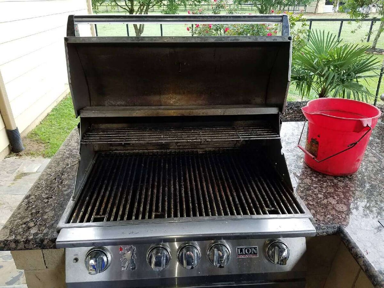 Grill Before & After