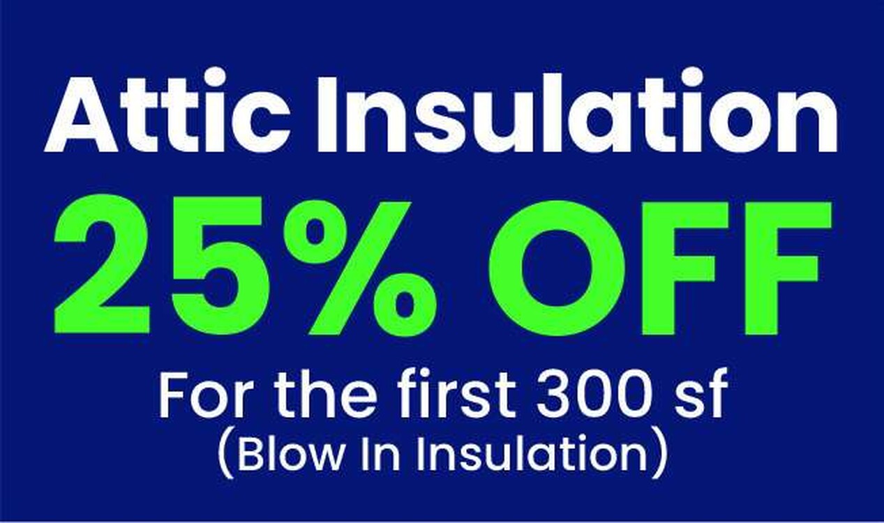 Attic Insulation 25% OFF