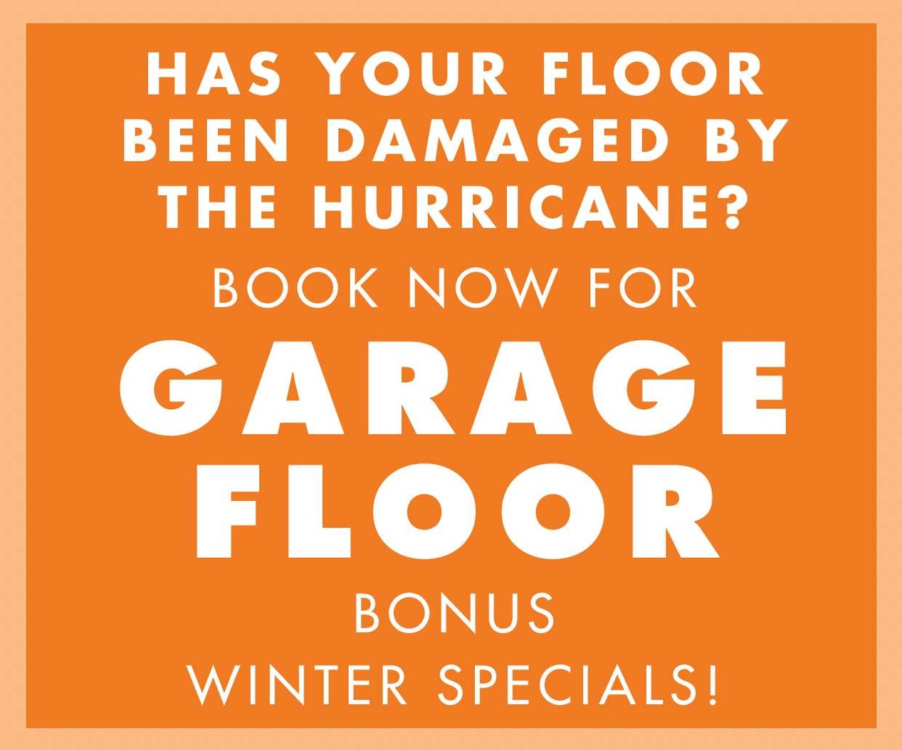 Bonus Winter Specials on Garage Floors!