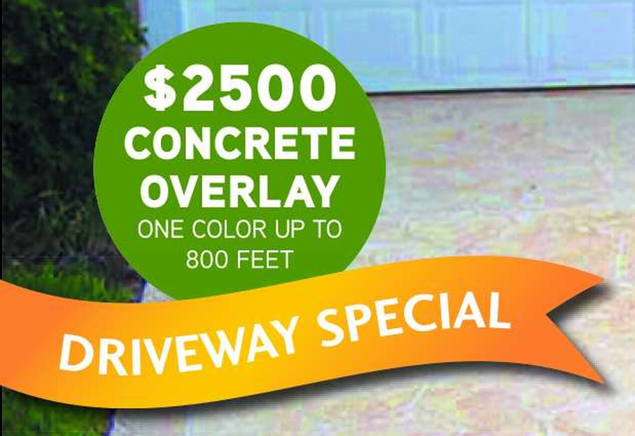 $2500 Concrete Overlay